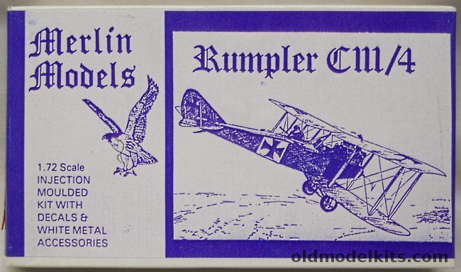 Merlin Models 1/72 Rumpler CIII/4 - (Purple Box) plastic model kit